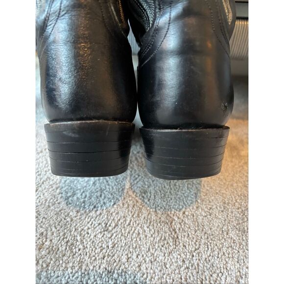 LUCCHESE 2000 Mens Black Italian Kangaroo Western Boots T3010 J4 Sz 8.5EE, $595 - Picture 10 of 10